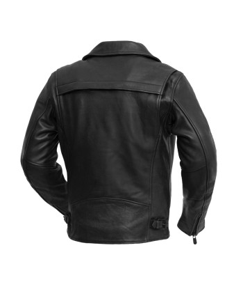 Night Rider Men's Motorcycle Leather Jacket de France