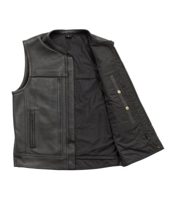 Rampage - Men's Motorcycle Leather Vest En savoir plus