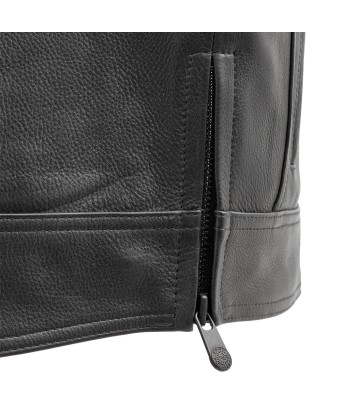 Rampage - Men's Motorcycle Leather Vest En savoir plus