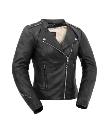 Black Widow - Women's Motorcycle Leather Jacket acheter