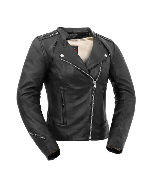 Black Widow - Women's Motorcycle Leather Jacket acheter