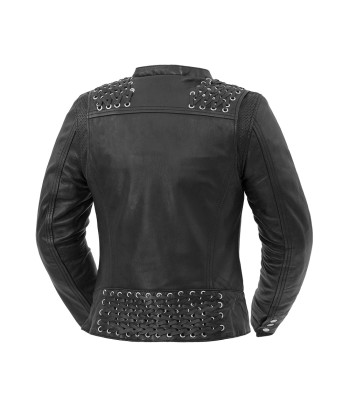 Black Widow - Women's Motorcycle Leather Jacket acheter