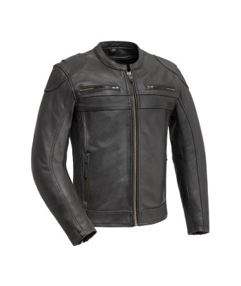 Nemesis Men's Motorcycle Leather Jacket Faites des économies