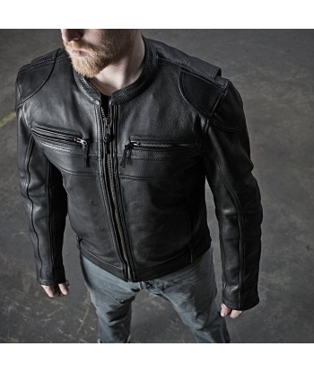 Nemesis Men's Motorcycle Leather Jacket Faites des économies