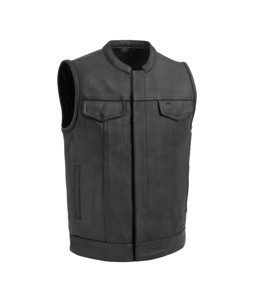 Hotshot Men's Motorcycle Leather Vest en stock