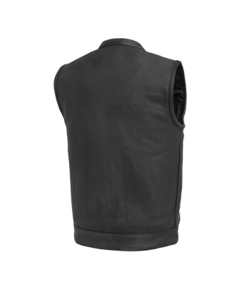 Hotshot Men's Motorcycle Leather Vest en stock