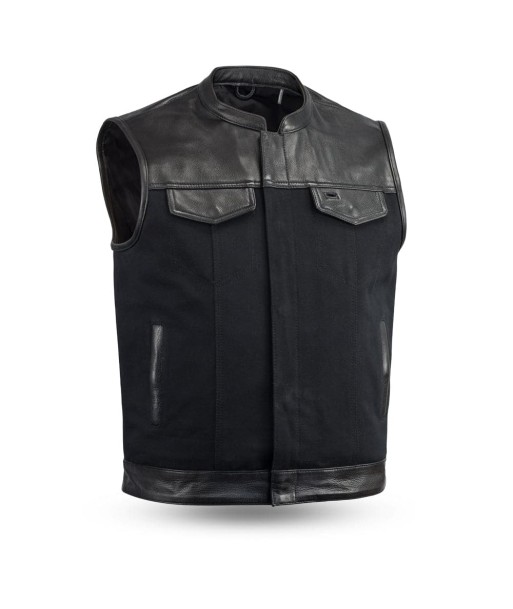 49/51 Vest Motorcycle Leather Canvas Vest livraison et retour toujours gratuits