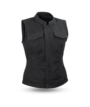 Ludlow Women's Motorcycle Canvas Vest de la marque