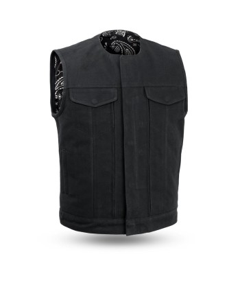 Fairfax V2 Men's Motorcycle Canvas Vest livraison gratuite