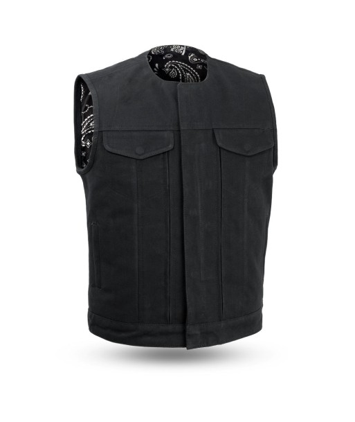 Fairfax V2 Men's Motorcycle Canvas Vest livraison gratuite