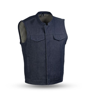 Kershaw Men's Motorcycle Denim Vest de technologie