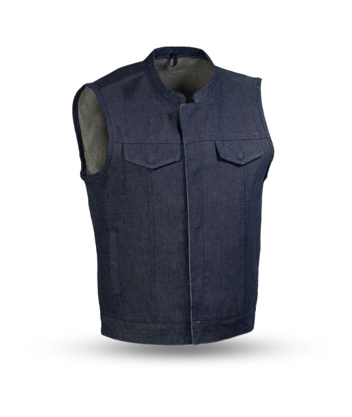 Kershaw Men's Motorcycle Denim Vest de technologie