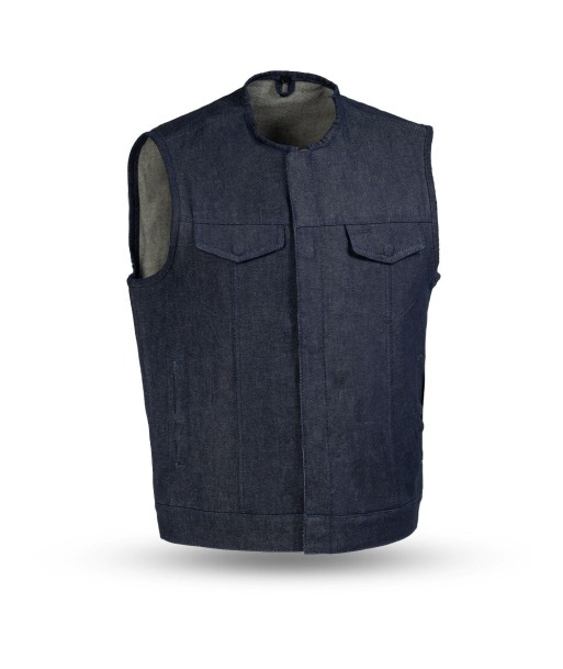 Haywood Men's Motorcycle Denim Vest hantent personnes