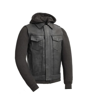 Kent Men's Motorcycle Leather Vest and Hoodie 2 - 3 jours ouvrés.