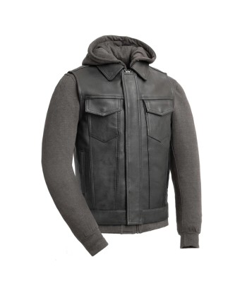 Kent Men's Motorcycle Leather Vest and Hoodie 2 - 3 jours ouvrés.