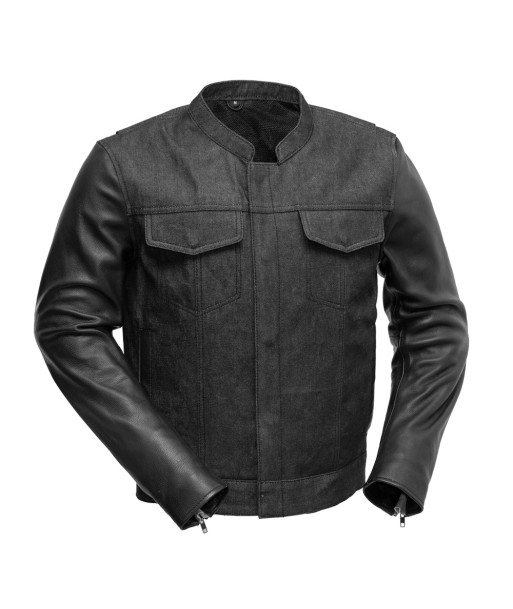 Cutlass - Men's Denim/Leather Jacket commande en ligne