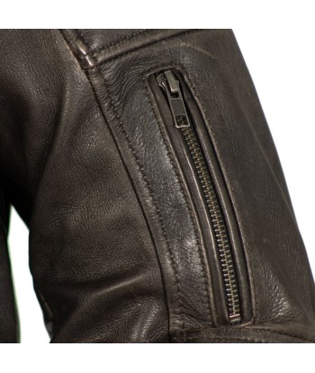 Commuter Men's Motorcycle Leather Jacket livraison gratuite