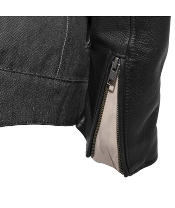 Cutlass - Men's Denim/Leather Jacket commande en ligne