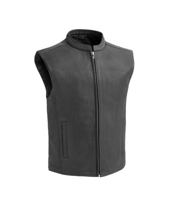 Club House Men's Leather Motorcycle Vest suggérées chez