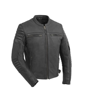 Commuter Men's Motorcycle Leather Jacket livraison gratuite