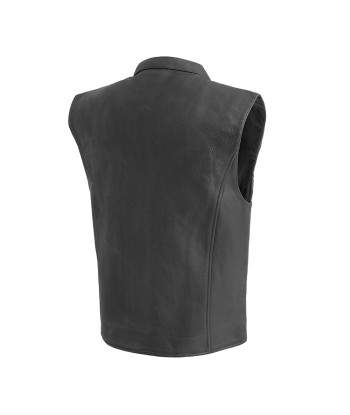 Club House Men's Leather Motorcycle Vest suggérées chez