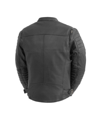 Commuter Men's Motorcycle Leather Jacket livraison gratuite