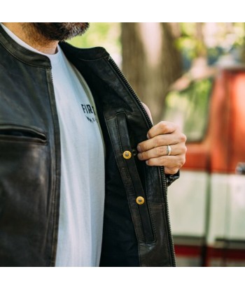 Indy Men's Motorcycle Leather Jacket le concept de la Pate a emporter 