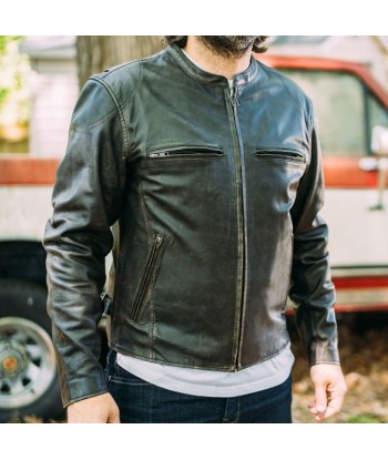 Indy Men's Motorcycle Leather Jacket le concept de la Pate a emporter 