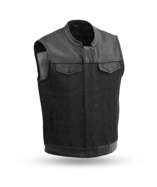 49/51 Men's Denim Motorcycle Vest ouvre sa boutique