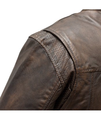 Rocky Men's Motorcycle Leather Jacket sur le site 