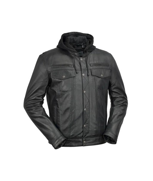 Axel Mens Leather Jacket Pour