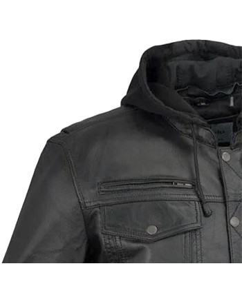 Axel Mens Leather Jacket Pour