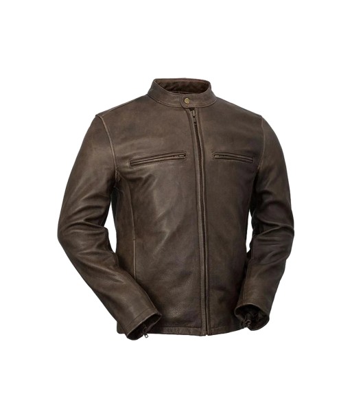 Maine Mens Leather Jacket des créatures d'habitude