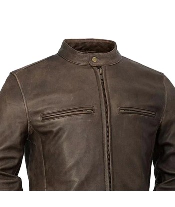 Maine Mens Leather Jacket des créatures d'habitude