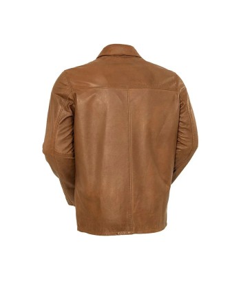 Indiana Mens Leather Jacket rembourrage situé sous