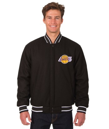 Los Angeles Lakers Wool Jacket – Black chez Cornerstreet bien 