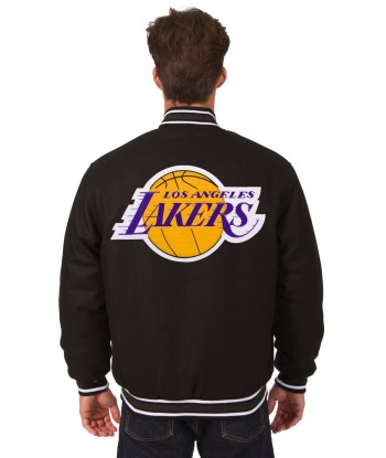 Los Angeles Lakers Wool Jacket – Black chez Cornerstreet bien 