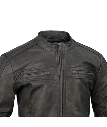 Cruiser Mens Leather Jacket pas cher