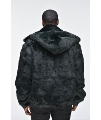 Men’s Rabbit Hooded Bomber Jacket - Green du meilleur 