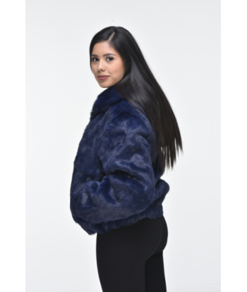 Ladies Rabbit Hooded Bomber Jacket - Navy l'achat 