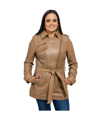 Traci Leather Trench Coat En savoir plus