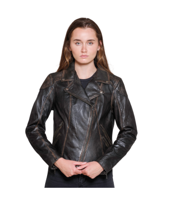 Stephanie Womens Leather Jacket shop