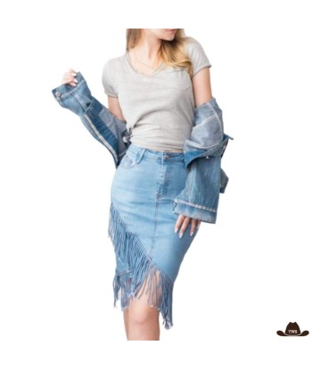 Jupe de Western en Jeans vous aussi creer 