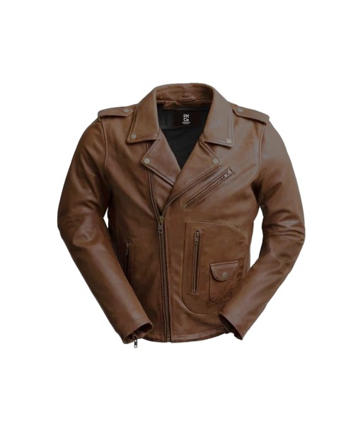 Sid Mens Leather Jacket Amélioration de cerveau avec