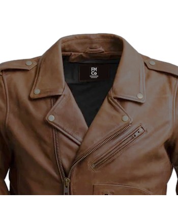 Sid Mens Leather Jacket Amélioration de cerveau avec