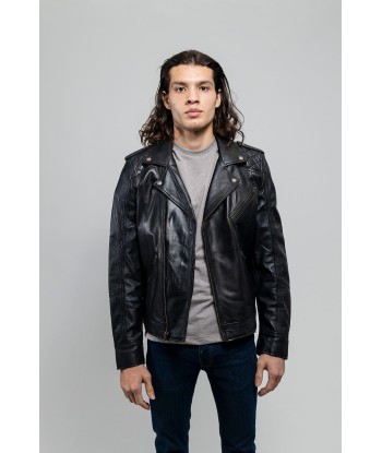 Gavin Mens Leather Jacket est présent 