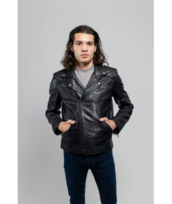 Gavin Mens Leather Jacket est présent 