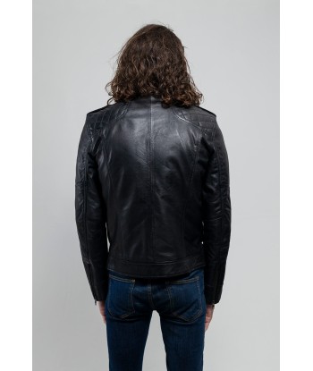 Gavin Mens Leather Jacket est présent 