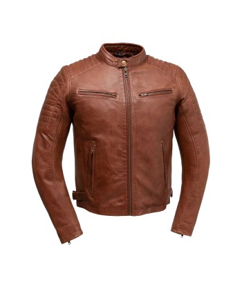 Zack Men's Fashion Leather Jacket la colonne vertébrale