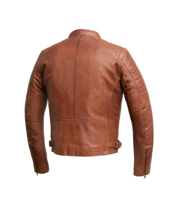 Zack Men's Fashion Leather Jacket la colonne vertébrale